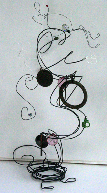 circus girl sculpture